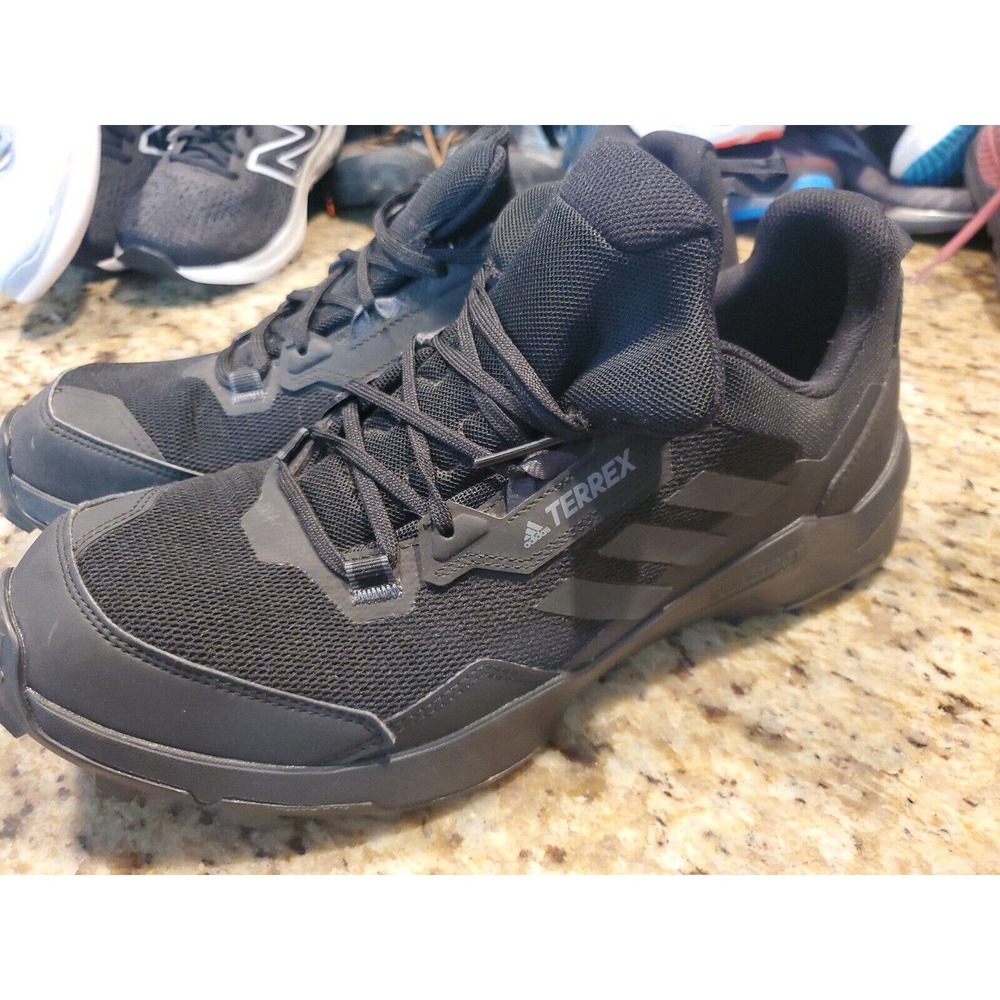 Adidas Shoes Mens 12.5 Terrex AX4 Hiking Black Sneakers Prime FY9673